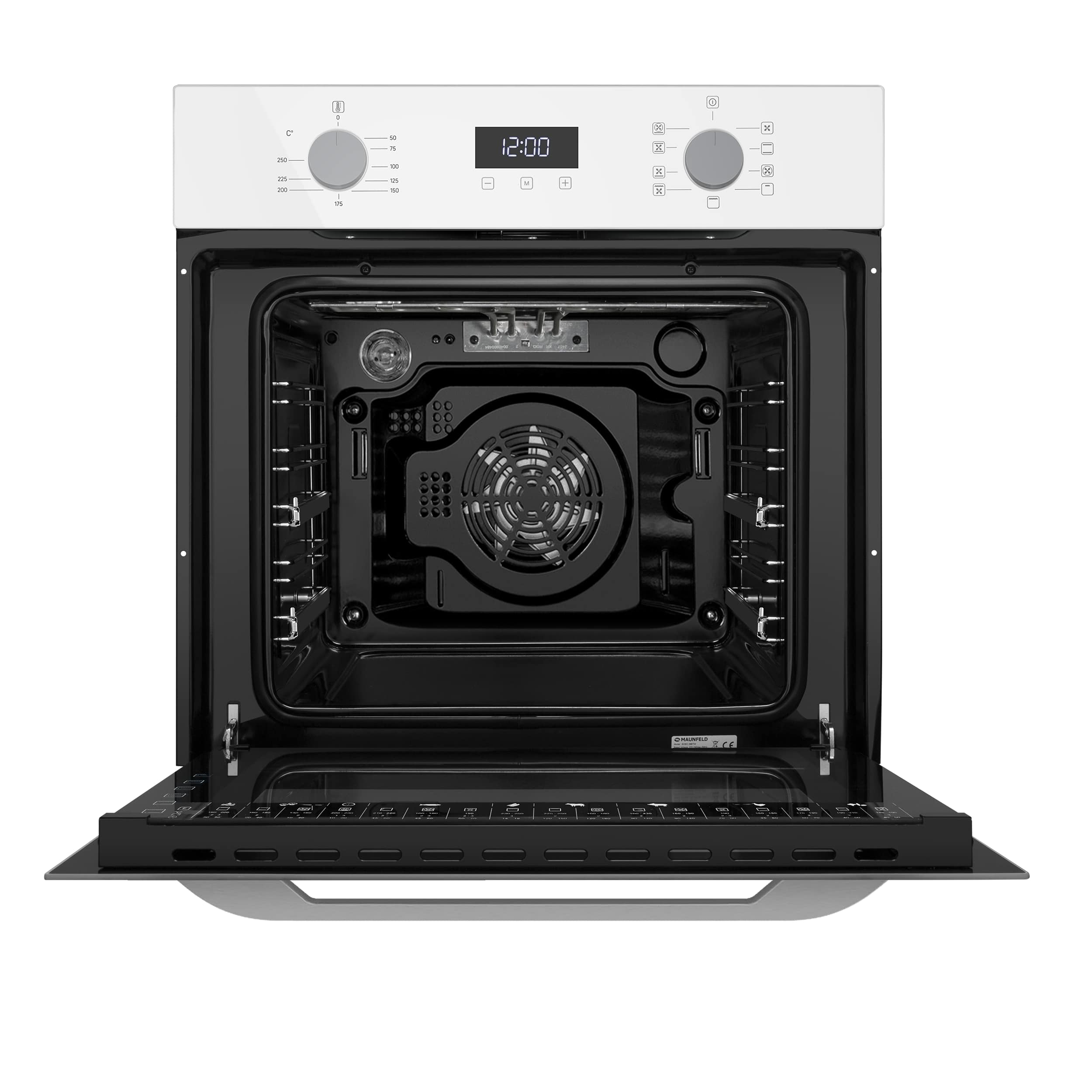 картинка Электрический духовой шкаф Maunfeld EOEM7610W белый  картинка Электрический духовой шкаф Maunfeld EOEM7610W белый