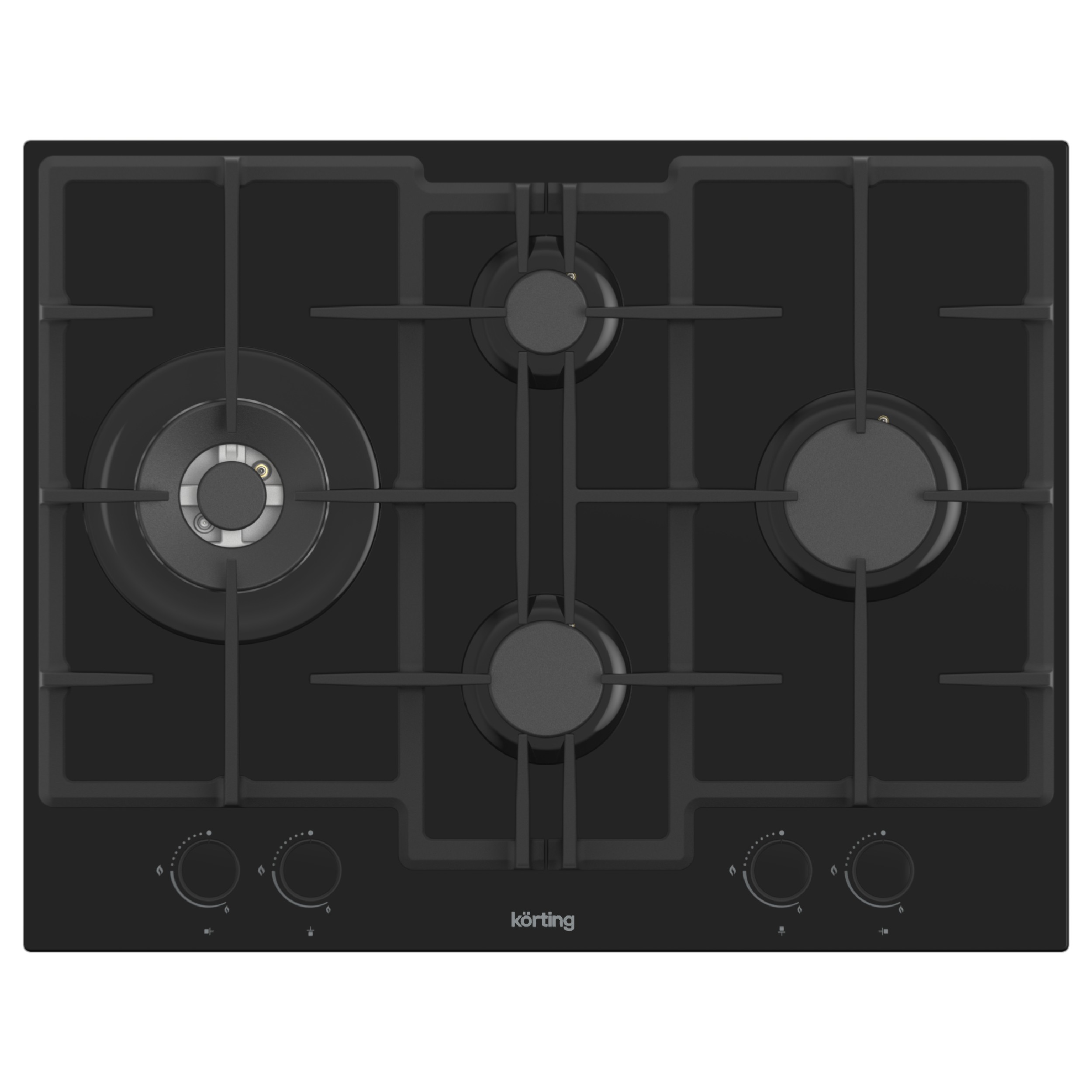картинка Газовая варочная панель Korting HGG 67009 CQTN 