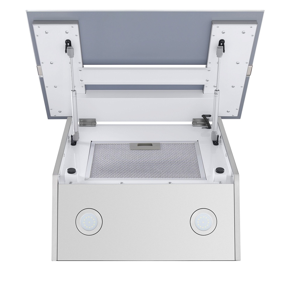 картинка Кухонная вытяжка Maunfeld MERSEY 60 INOX GLASS WHITE  картинка Кухонная вытяжка Maunfeld MERSEY 60 INOX GLASS WHITE