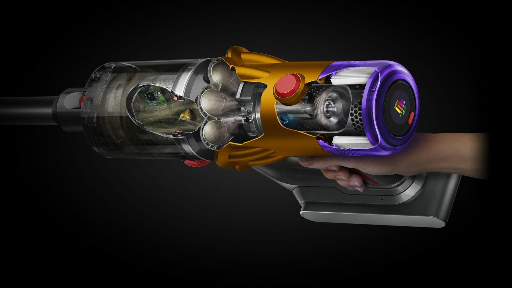 картинка Пылесос Dyson V12 Detect Slim Absolute 448884-01  картинка Пылесос Dyson V12 Detect Slim Absolute 448884-01