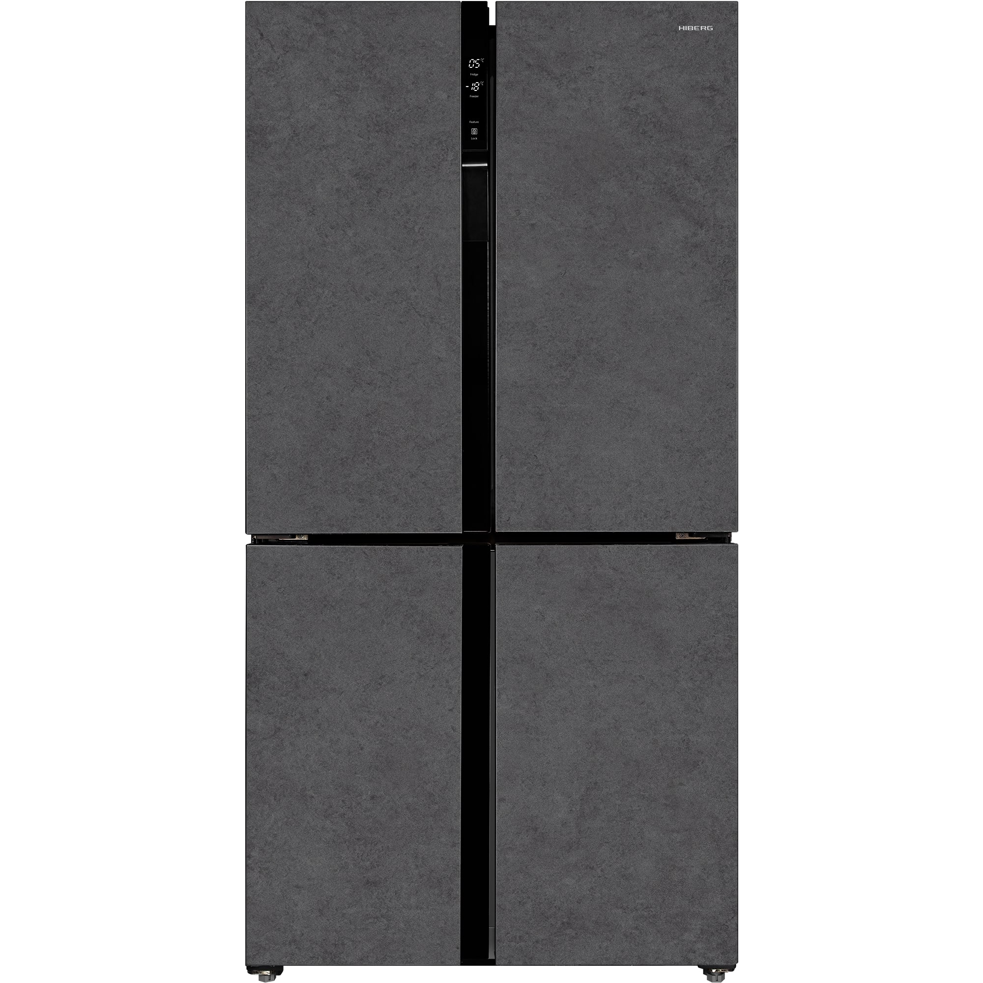 картинка Отдельностоящий холодильник Hiberg RFQ-500DX NFDS INVERTER темный камень  картинка Отдельностоящий холодильник Hiberg RFQ-500DX NFDS INVERTER темный камень
