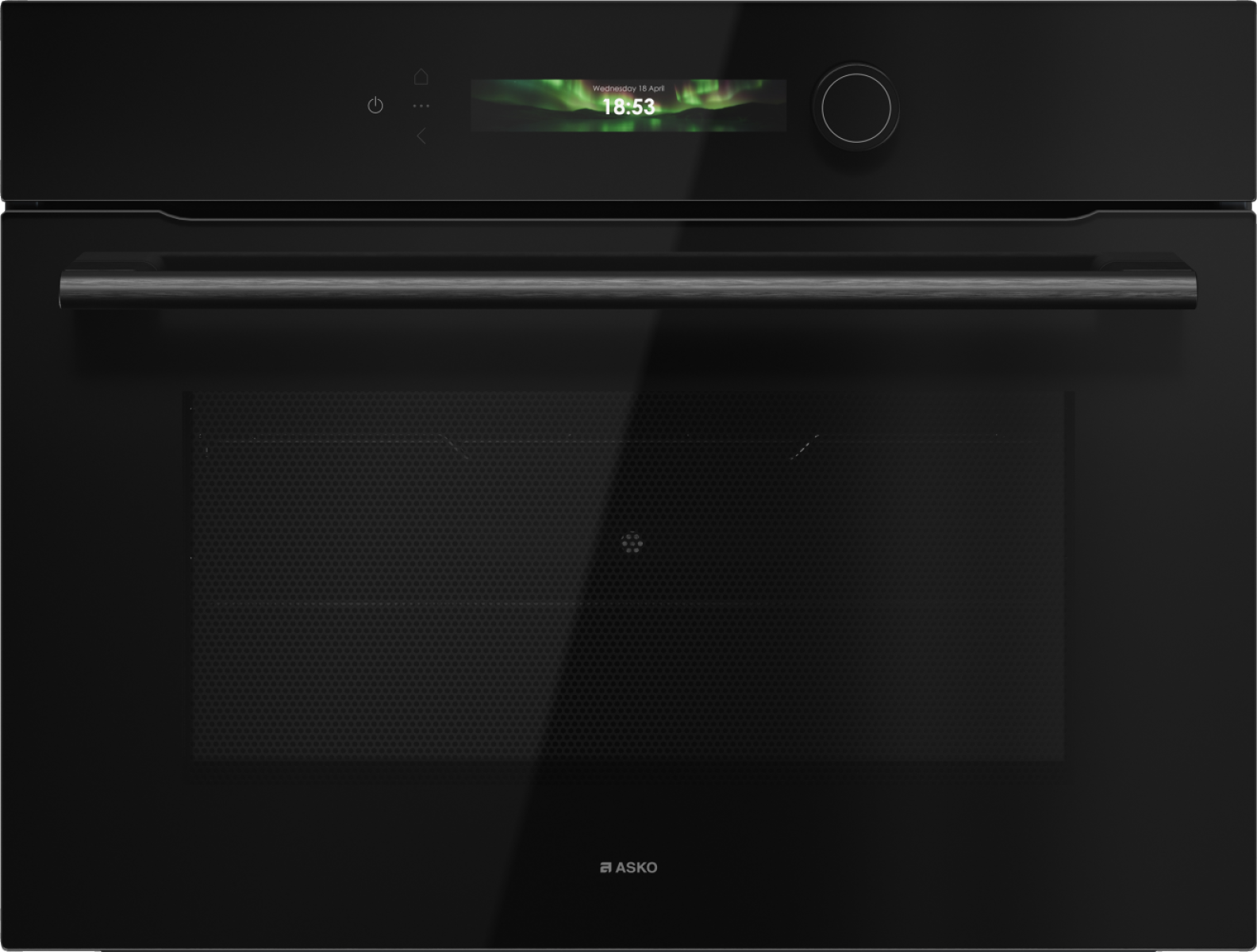 картинка Электрический духовой шкаф с функцией СВЧ Asko OCM54BGH черный 