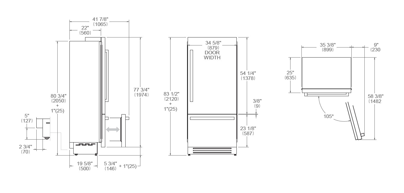 картинка Холодильник Bertazzoni REF905BBLXTT  картинка Холодильник Bertazzoni REF905BBLXTT