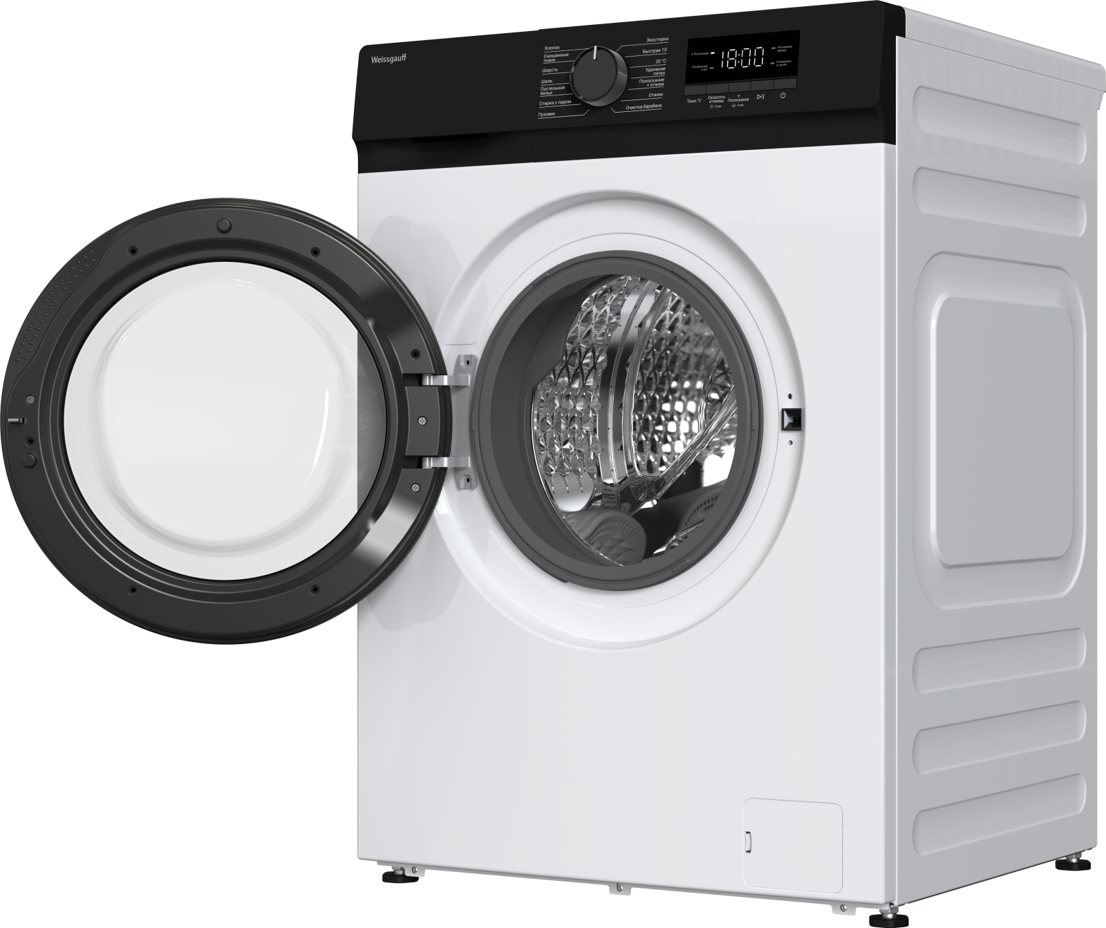 картинка Стиральная машина с паром Weissgauff WM 61212 Inverter Steam 