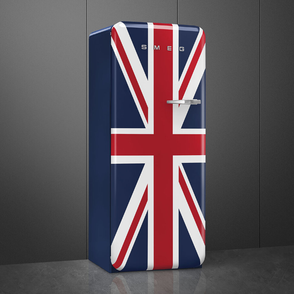 картинка Отдельностоящий холодильник Smeg FAB28LDUJ5 Британский флаг  картинка Отдельностоящий холодильник Smeg FAB28LDUJ5 Британский флаг