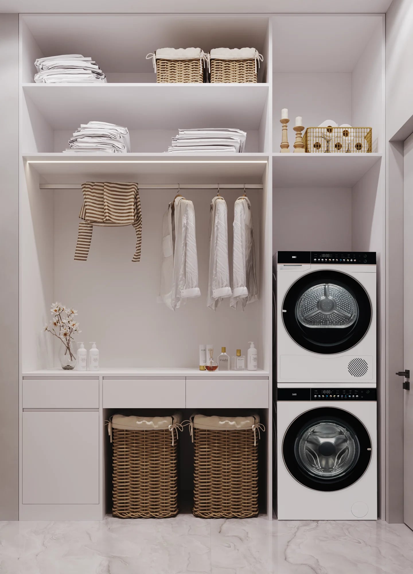 картинка Комплект Vard VWF514+VTH61+VSK2 белый 