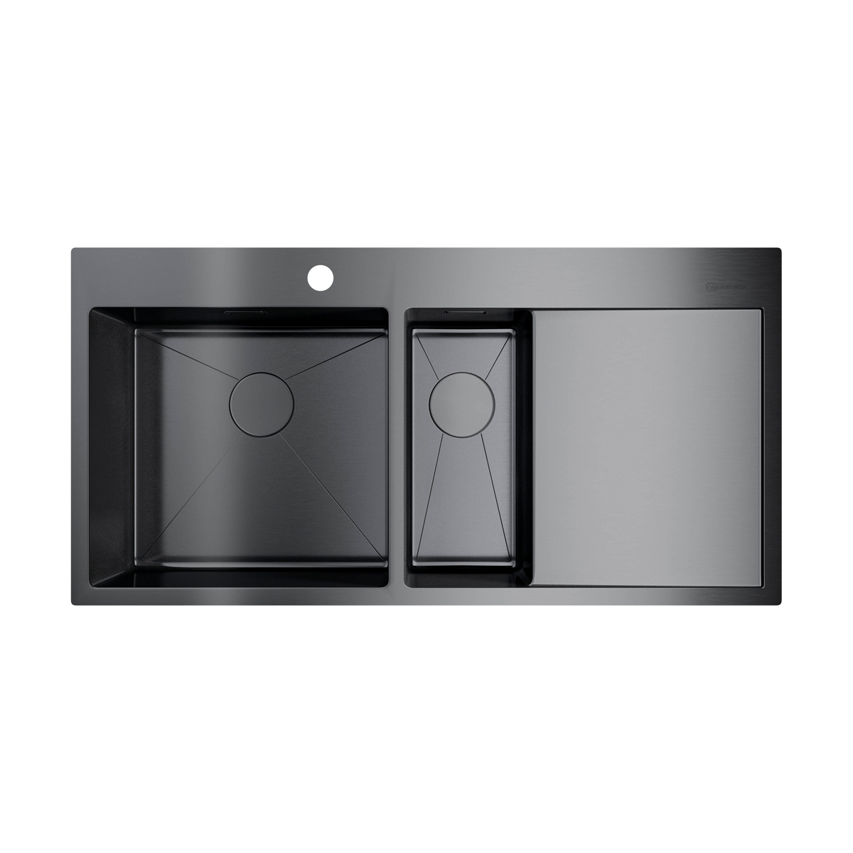 картинка Мойка для кухни Omoikiri Akisame-100-2-GM-L 