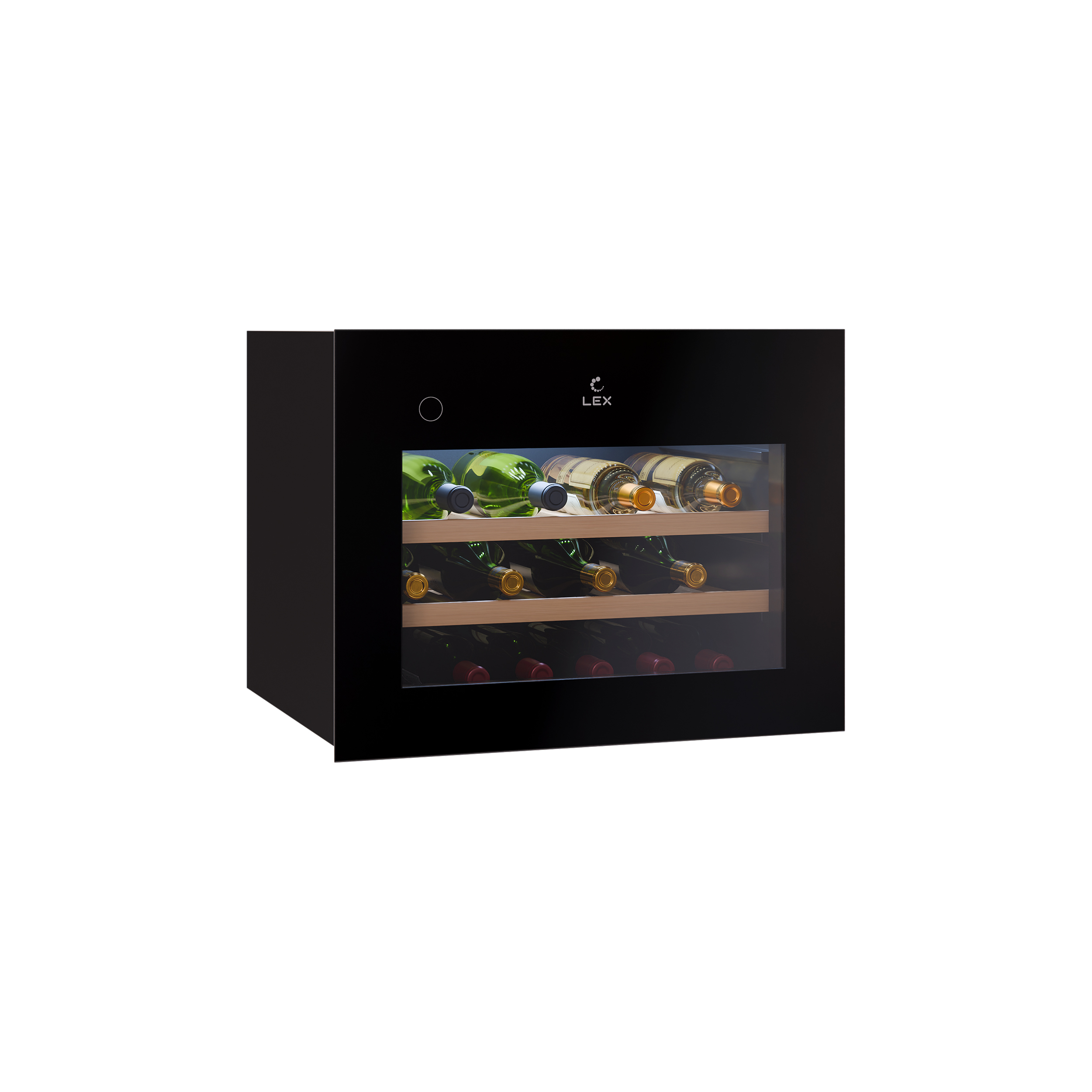 картинка Встраиваемый винный шкаф Lex LWD6028BL PP  картинка Встраиваемый винный шкаф Lex LWD6028BL PP