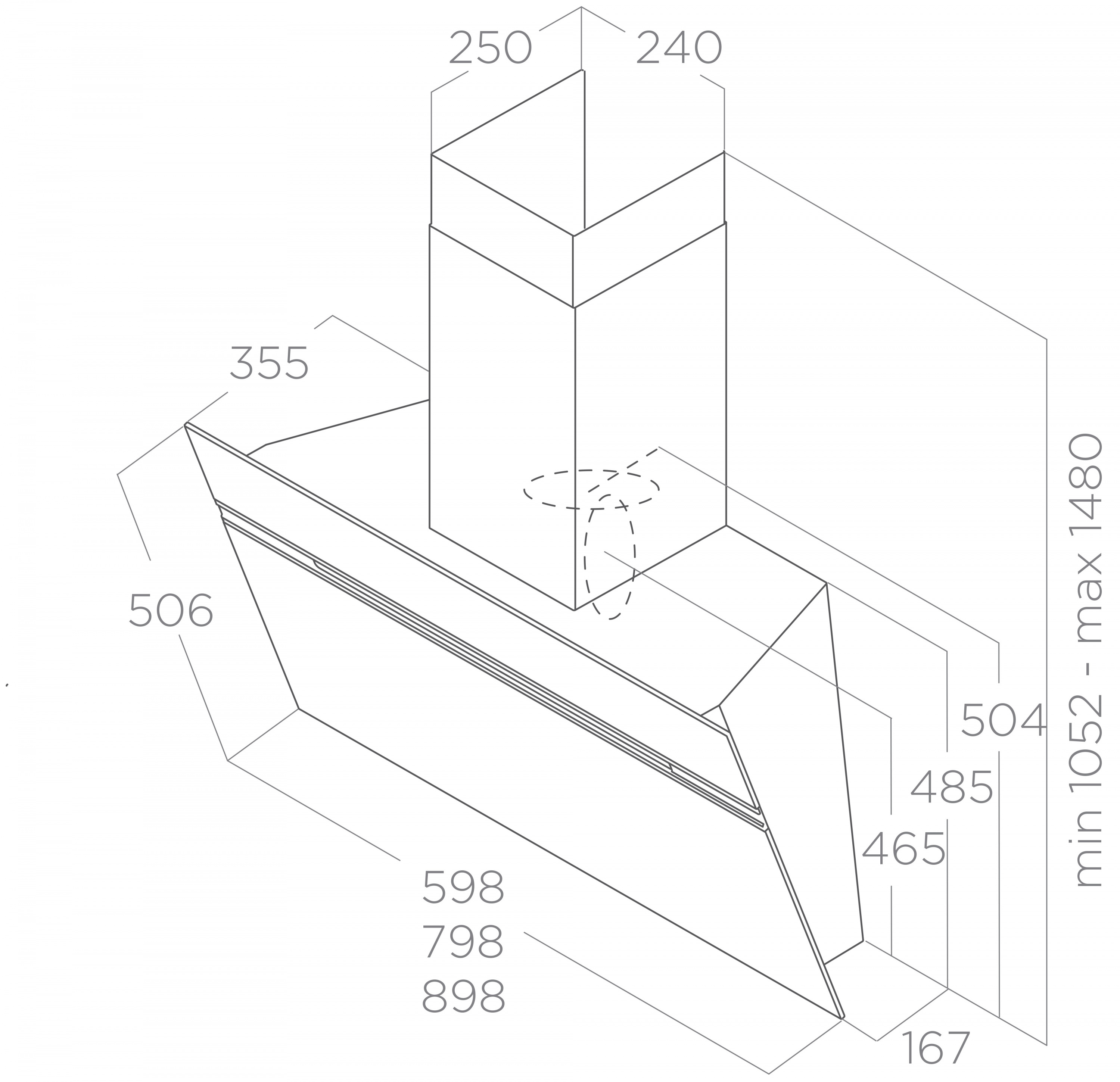 картинка Кухонная вытяжка Elica NEAT @ WH/A/90 