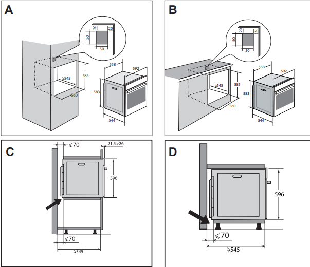 картинка Электрический духовой шкаф De Dietrich DOP4556W Eternal White 