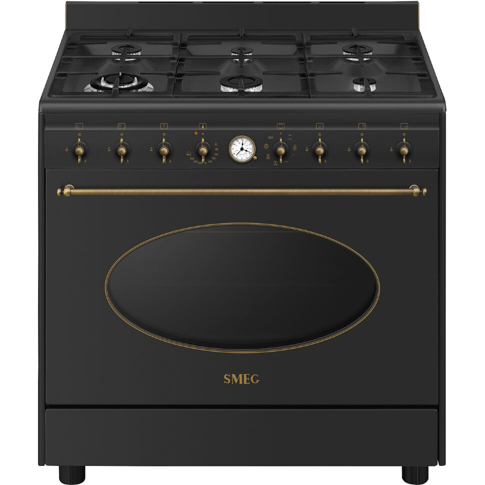 картинка Комбинированная кухонная плита Smeg CO96GMA9  картинка Комбинированная кухонная плита Smeg CO96GMA9