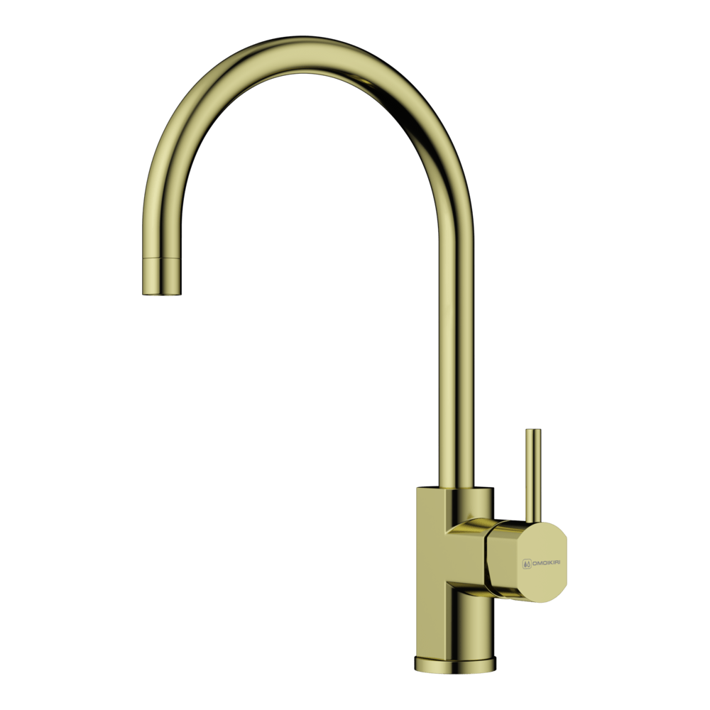 картинка Смеситель Omoikiri WAKAYAMA-LG светлое золото 