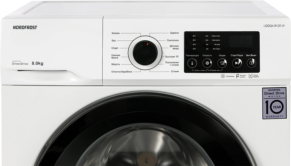 картинка Стиральная машина Nordfrost I-DDQ4 8120 W 