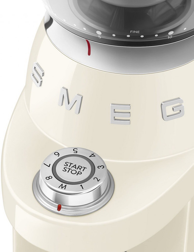картинка Кофемолка Smeg CGF03CREU кремовый 