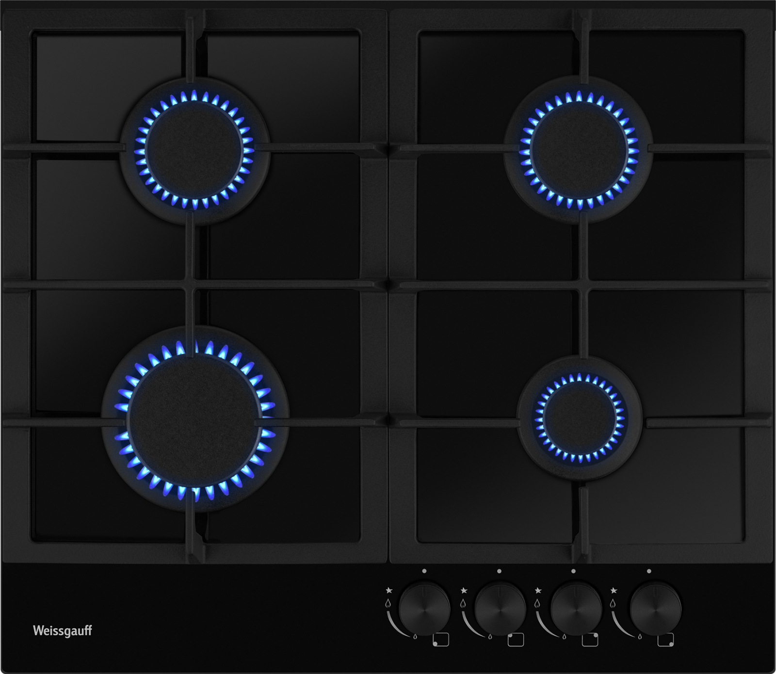 картинка Газовая варочная панель Weissgauff HG 640 BFh 