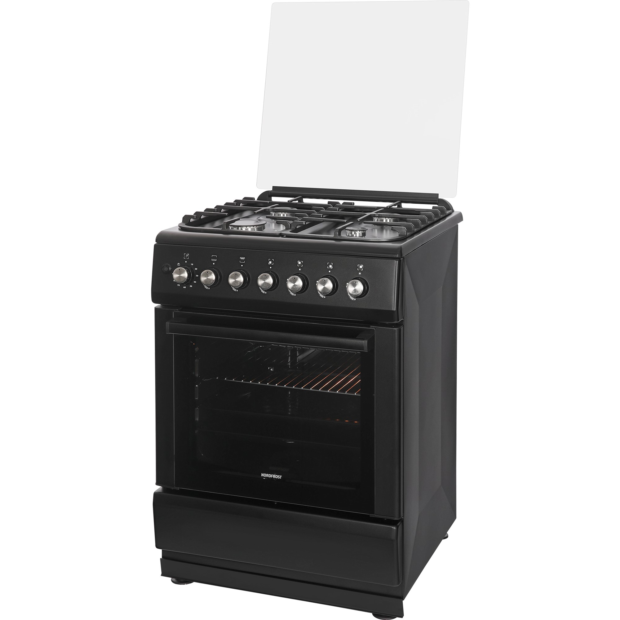 картинка Газовая кухонная плита Nordfrost GG 6062 B  картинка Газовая кухонная плита Nordfrost GG 6062 B
