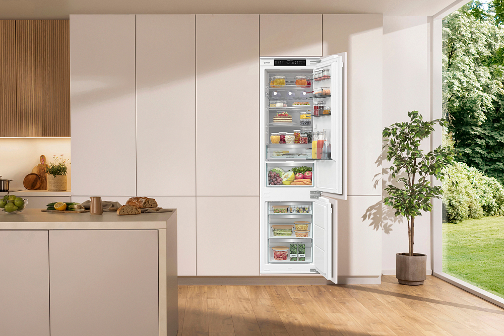 картинка Встраиваемый холодильник Gorenje NRKI519E82WF  картинка Встраиваемый холодильник Gorenje NRKI519E82WF