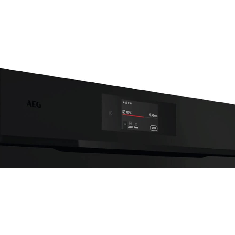 картинка Микроволновая печь встраиваемая Aeg NKM7N721T черный матовый 