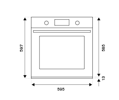 картинка Электрический духовой шкаф Bertazzoni F6011PROPTX/23 