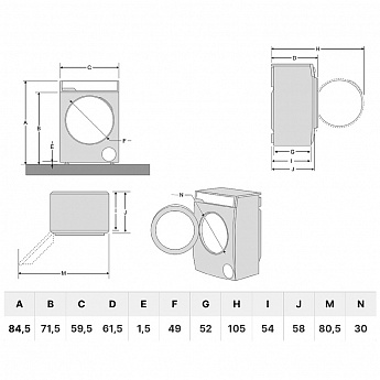 картинка Стиральная машина Korting KWM 59ID14107 