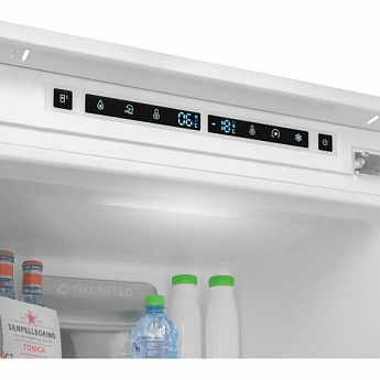 картинка Встраиваемый холодильник Maunfeld MBF193NFWGR Inverter  картинка Встраиваемый холодильник Maunfeld MBF193NFWGR Inverter