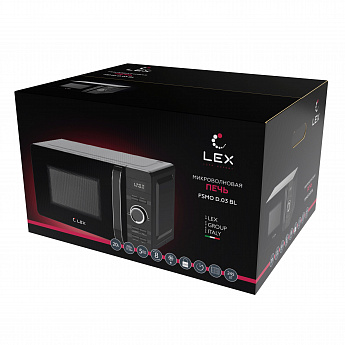картинка Микроволновая печь отдельностоящая Lex FSMOD.03BL  картинка Микроволновая печь отдельностоящая Lex FSMOD.03BL