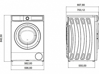 картинка Стиральная машина Jacky's JW 12W14T3 