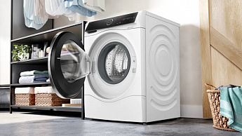 картинка Стиральная машина с сушкой и паром Bosch WNC254A0ME  картинка Стиральная машина с сушкой и паром Bosch WNC254A0ME