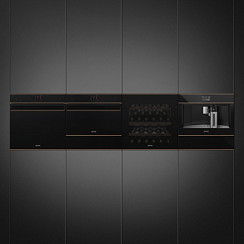 картинка Подогреватель посуды Smeg CPRT615NR черное стекло  картинка Подогреватель посуды Smeg CPRT615NR черное стекло