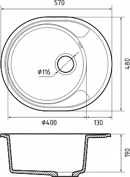 картинка Мойка для кухни Granfest GF-URBAN 857L  картинка Мойка для кухни Granfest GF-URBAN 857L