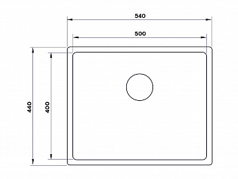 картинка Мойка Longran TECHNO TEB500.400-GT10P 