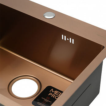 картинка Мойка для кухни Melana D5343HC PROFLINE бронза  картинка Мойка для кухни Melana D5343HC PROFLINE бронза