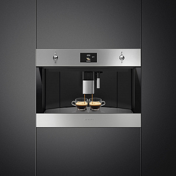 картинка Кофемашина Smeg CMS4303XRU  картинка Кофемашина Smeg CMS4303XRU