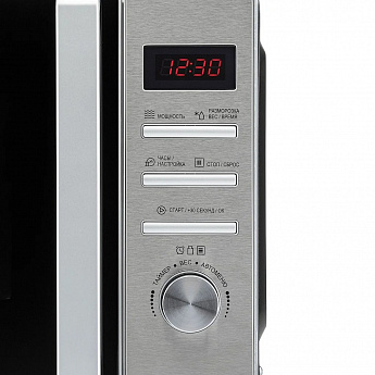 картинка Микроволновая печь Krona QUANTUM 44 BL/IX нержавеющая сталь 