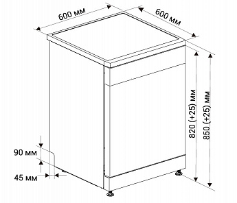 картинка Посудомоечная машина Hiberg F68 1530 LB 
