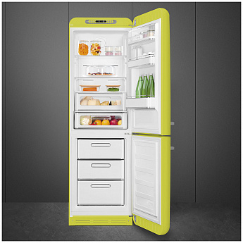картинка Отдельностоящий холодильник Smeg FAB32RLI5 лайм  картинка Отдельностоящий холодильник Smeg FAB32RLI5 лайм