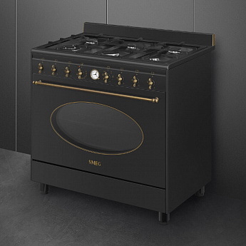 картинка Комбинированная кухонная плита Smeg CO96GMA9  картинка Комбинированная кухонная плита Smeg CO96GMA9