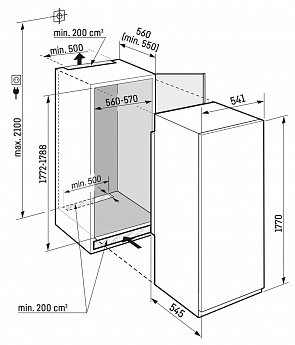 картинка Встраиваемый холодильник Liebherr IRBSD 5120 