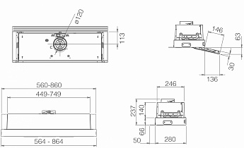 картинка Кухонная вытяжка Elica CIAK 2.0 GR/A/90 