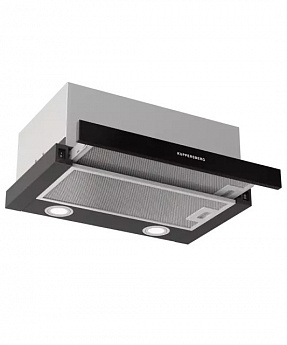 картинка Кухонная вытяжка Kuppersberg SLIMHIT 50 BG черная 