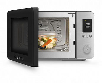 картинка Микроволновая печь отдельностоящая Smeg MOC02BLMEU 