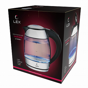 картинка Чайник Lex LX 3006-1  картинка Чайник Lex LX 3006-1