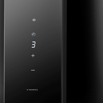 картинка Кухонная вытяжка Maunfeld ALBA 39 Wall черная  