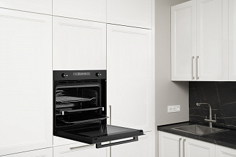 картинка Электрический духовой шкаф Weissgauff EOM 751 PDB Black Edition 