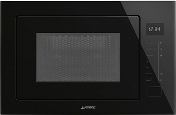картинка Микроволновая печь Smeg FMI025B3  картинка Микроволновая печь Smeg FMI025B3