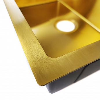 картинка Комплект Emar PVD GOLDEN (мойка и дозатор) 