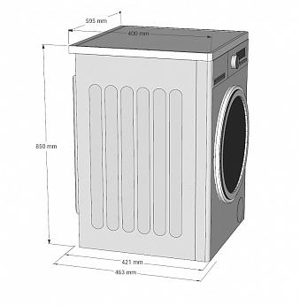 картинка Стиральная машина Korting KWM 40B1270  картинка Стиральная машина Korting KWM 40B1270