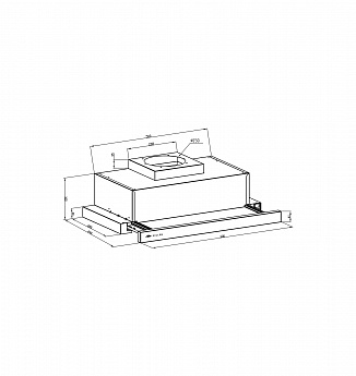 картинка Кухонная вытяжка Millen MBKHS 601 BL  картинка Кухонная вытяжка Millen MBKHS 601 BL