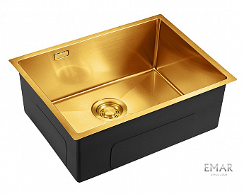 картинка Кухонная мойка Emar EMB-132 PVD Nano Golden  картинка Кухонная мойка Emar EMB-132 PVD Nano Golden