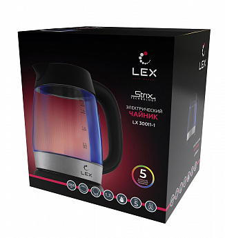 картинка Чайник Lex LX30011-1  картинка Чайник Lex LX30011-1